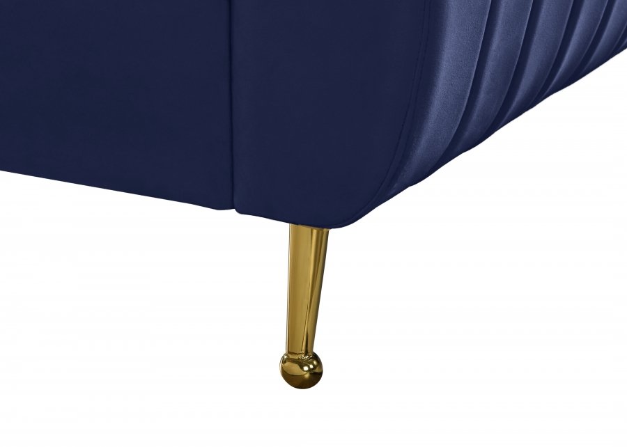 Zara Velvet Upholstered Bed - Image 7