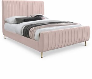 Zara Velvet Upholstered Bed