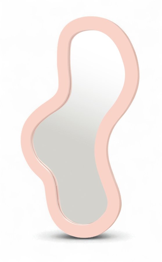 Oblique Iron Frame Mirror