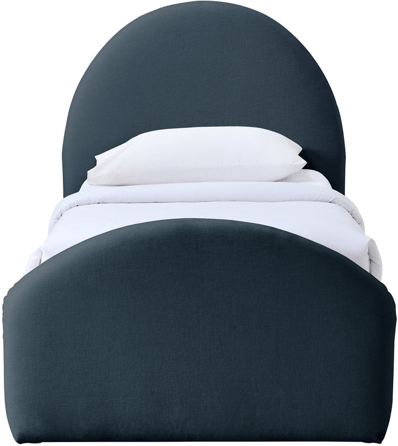 51900-2.jpg Andaz Chenille Fabric Upholstered Twin Bed - Image 3