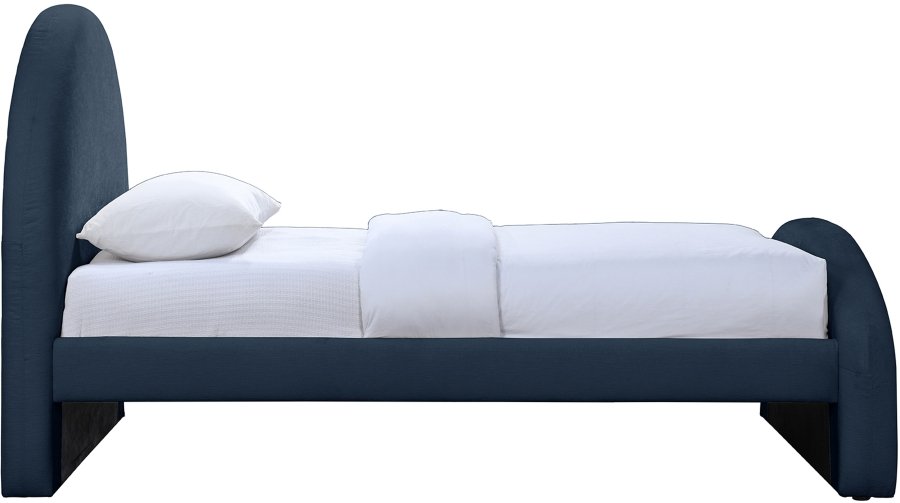 51900-3.jpg Andaz Chenille Fabric Upholstered Twin Bed - Image 4