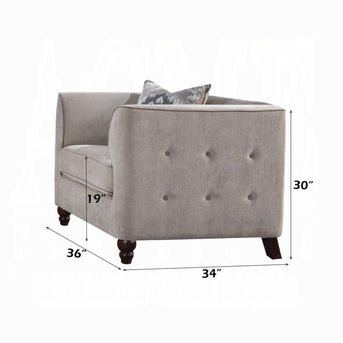 52057_dim.jpg Cyndi Chair W/Pillow - Image 2