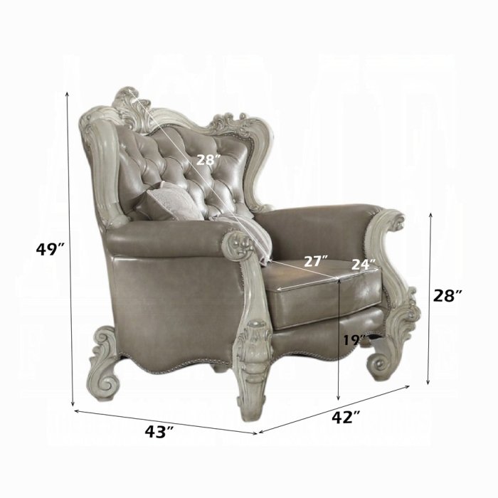 52127_dim.jpg Versailles Chair W/2 Pillows - Image 2