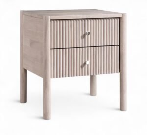 Kivo Solid Wood Nightstand