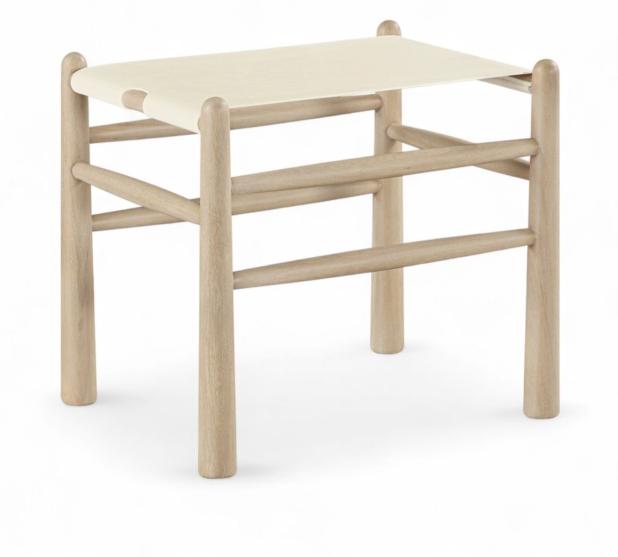 Santos Vegan Leather Upholstered Bench