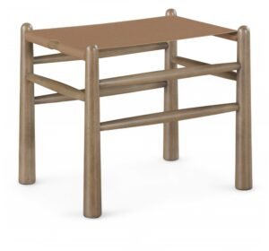 Santos Vegan Leather Upholstered Bench