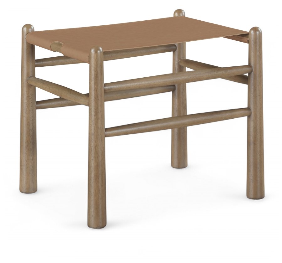Santos Vegan Leather Upholstered Bench