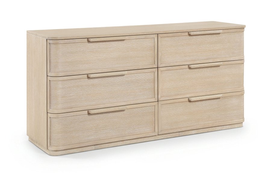 Tiberio Oak Veneer And Solid Wood Dresser