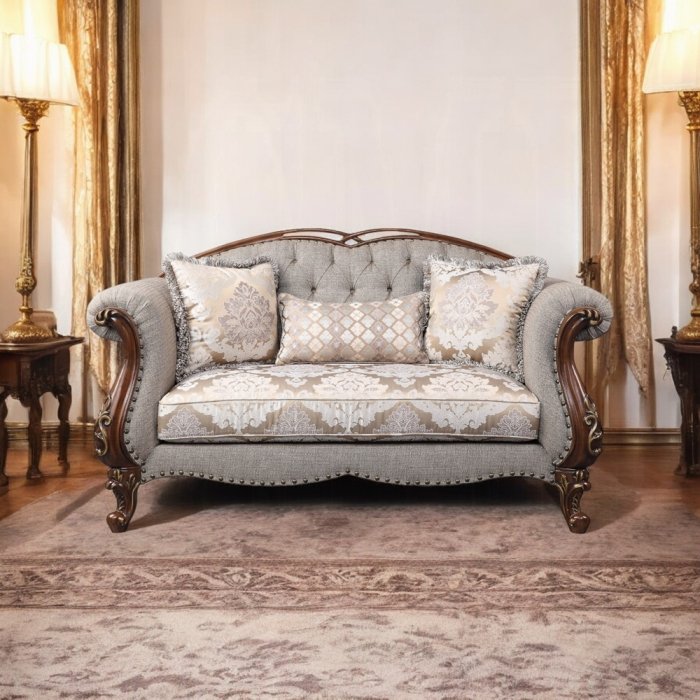 Miyeon Loveseat W/3 Pillows