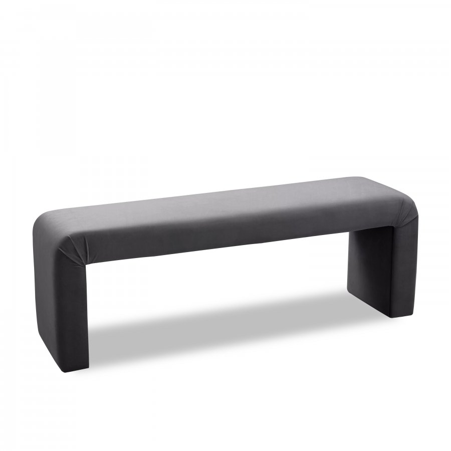 Minimalist Velvet Upholstered Bench