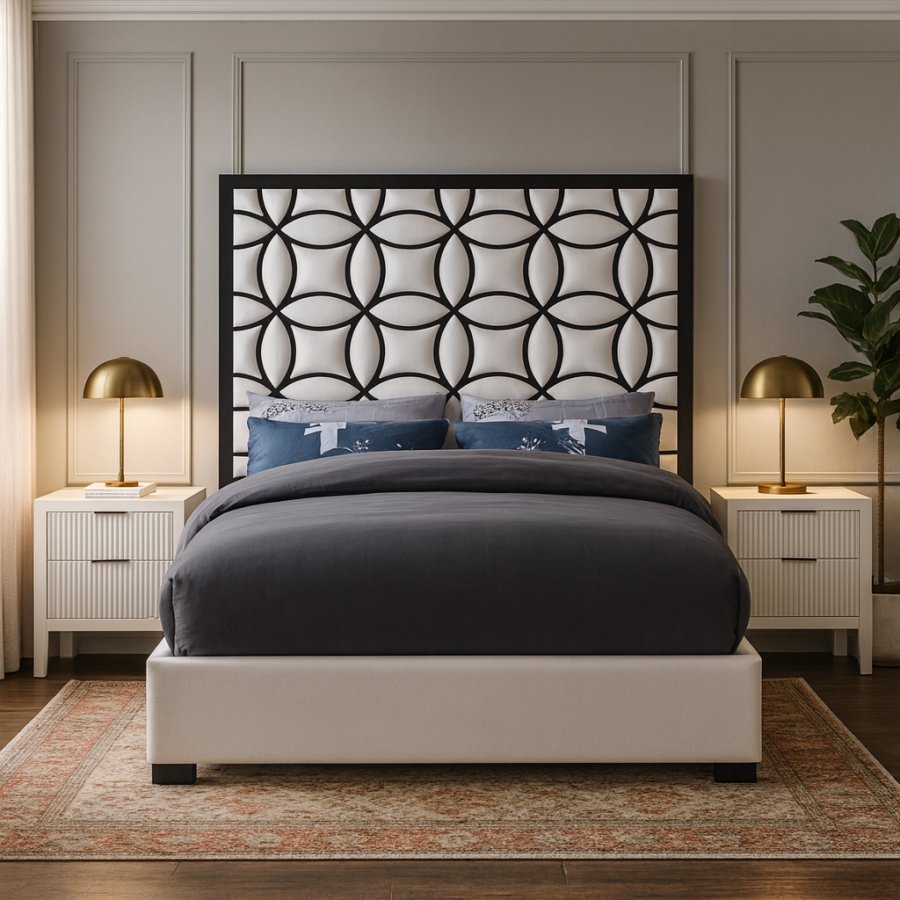 Taj Velvet Upholstered Bed - Image 2