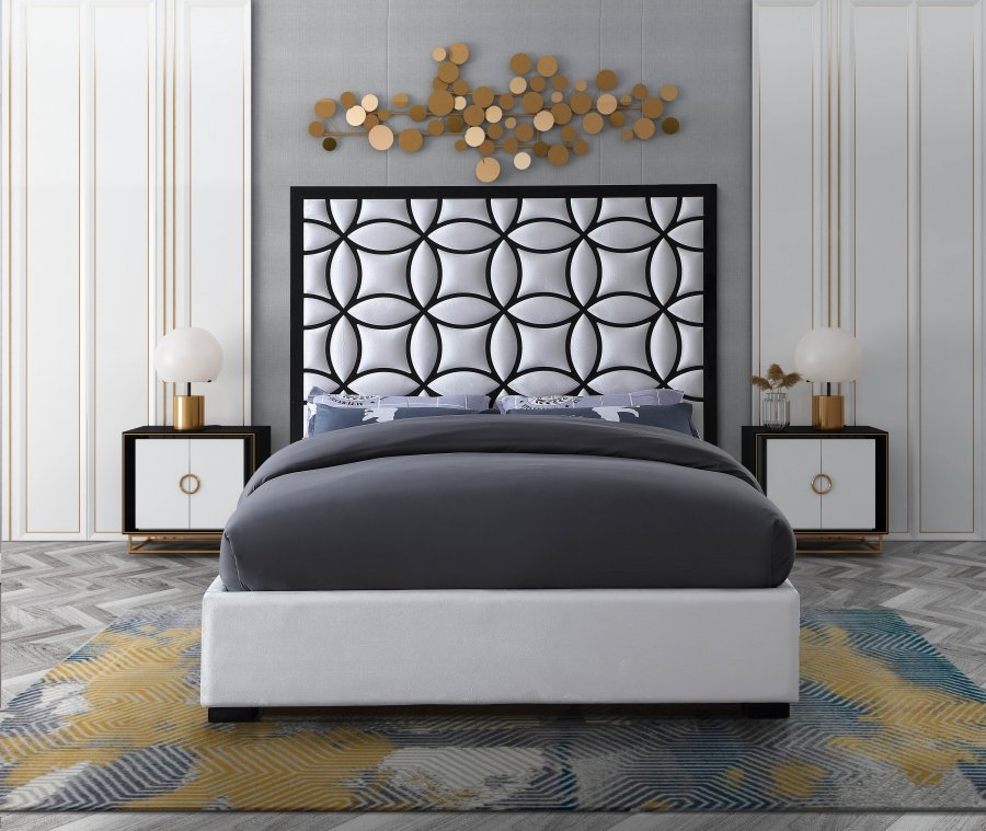Taj Velvet Upholstered Bed - Image 4