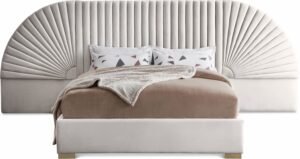 Cleo Velvet Upholstered Bed