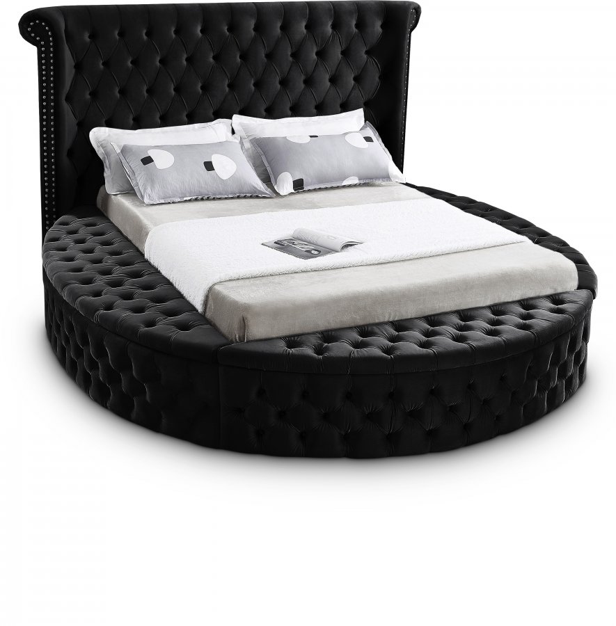 Luxus Velvet Upholstered Bed
