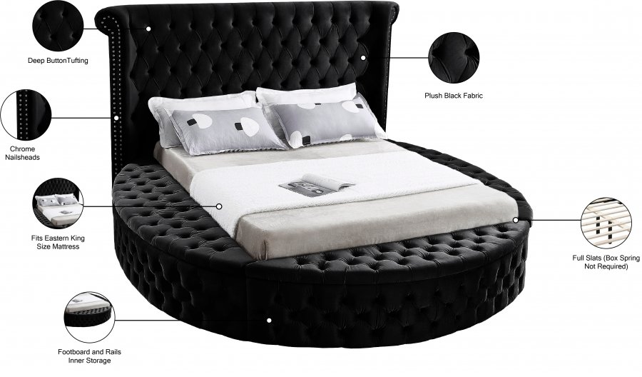 Luxus Velvet Upholstered Bed - Image 12