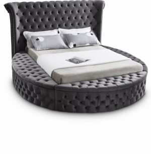 Luxus Velvet Upholstered Bed