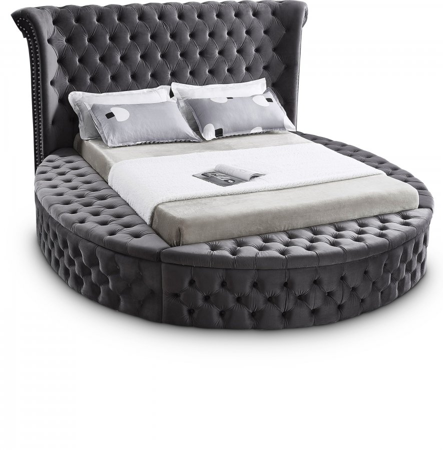 Luxus Velvet Upholstered Bed