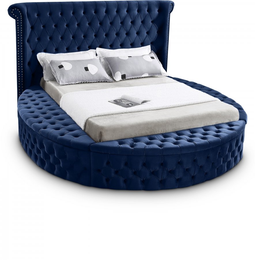 Luxus Velvet Upholstered Bed