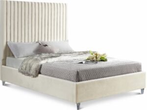 Candace Velvet Upholstered Bed