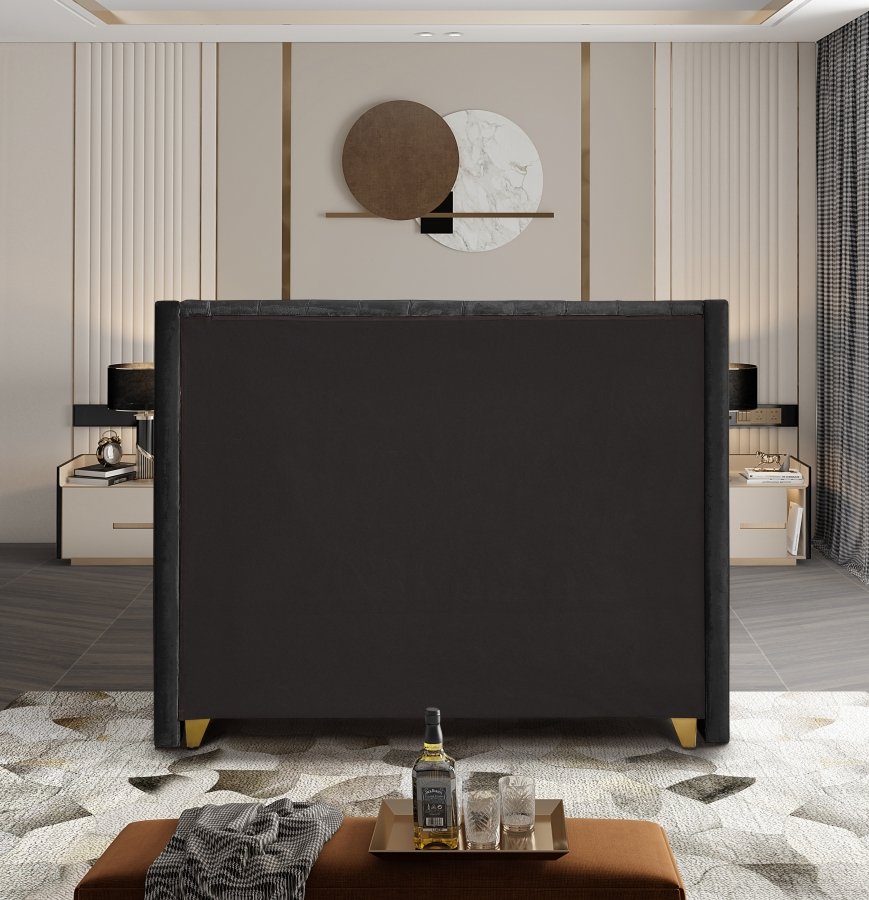 Barolo Velvet Upholstered Bed - Image 6