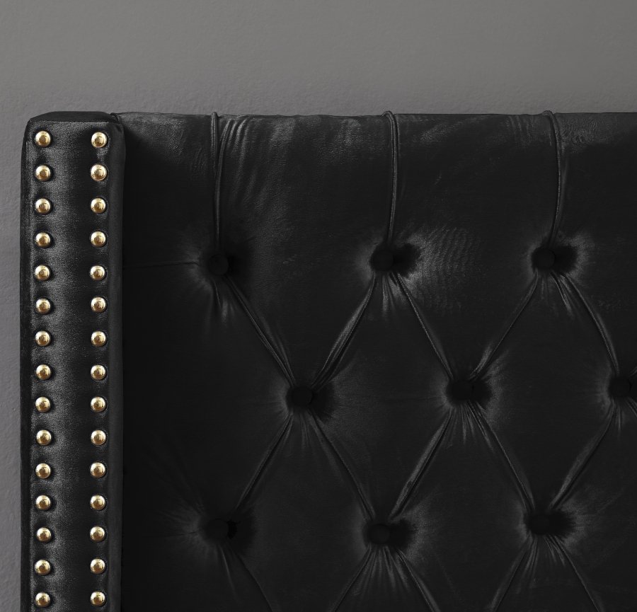 Barolo Velvet Upholstered Bed - Image 7