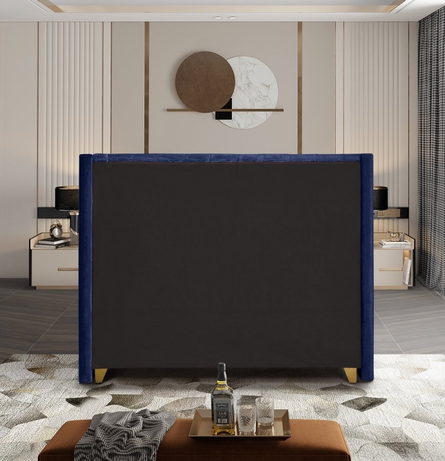 Barolo Velvet Upholstered Bed - Image 6