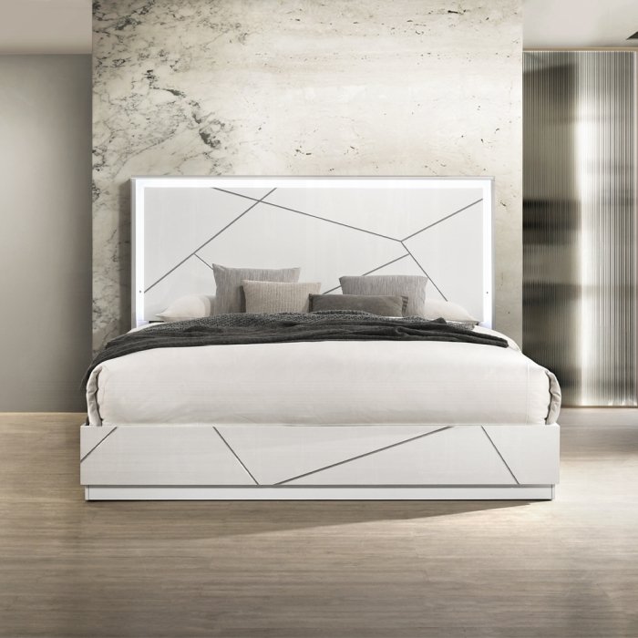 Esther Queen Bed w/LED