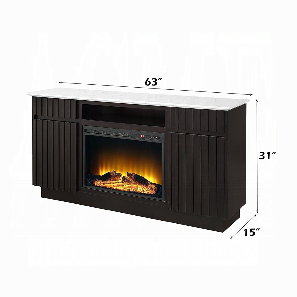 dn02718_dim.jpg Jaramillo Server w/Natural Marble Top & Fireplace - Image 8