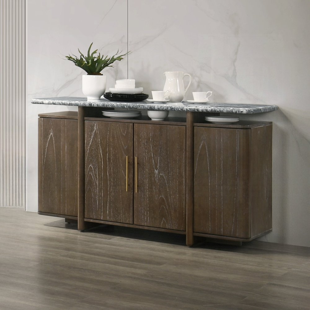 Dillon Server w/Marble Top